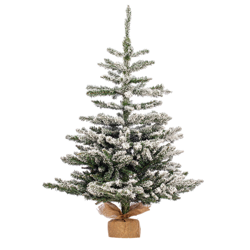 Vickerman Flocked Anoka Pine Tabletop Artificial Christmas Tree