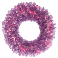 Vickerman Violet Pine Wreath