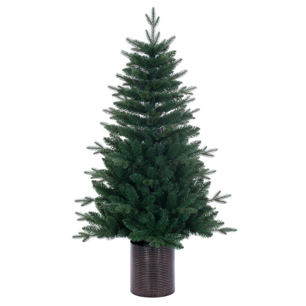 Vickerman Potted Spruce Artificial Christmas Tree