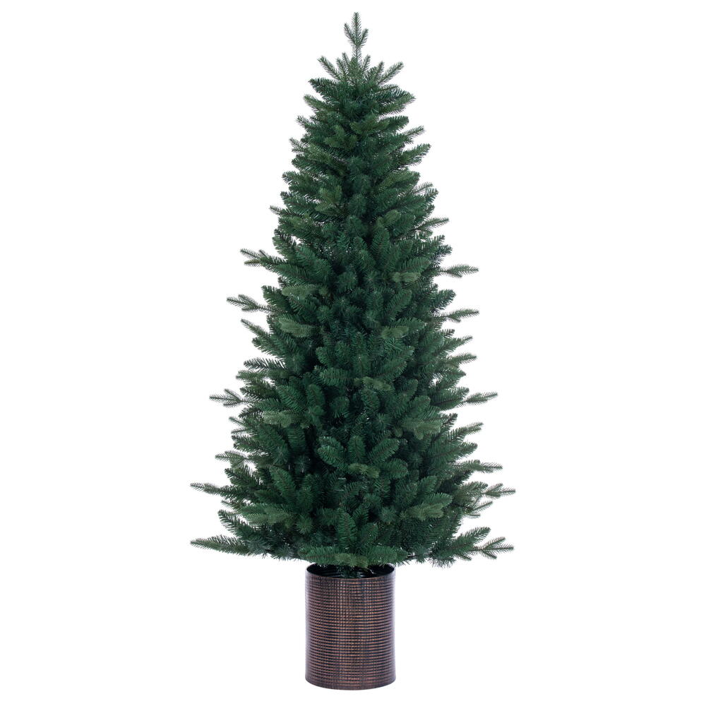 Vickerman Potted Spruce Artificial Christmas Tree