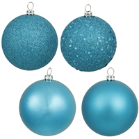 6" Turquois 4 Finish Ball Ast Drill 4/Bg