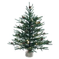 24" Carmel Pine Burlap Base DuraLt 35WW
