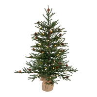 30" Carmel Pine Burlap Base DuraL 50WW