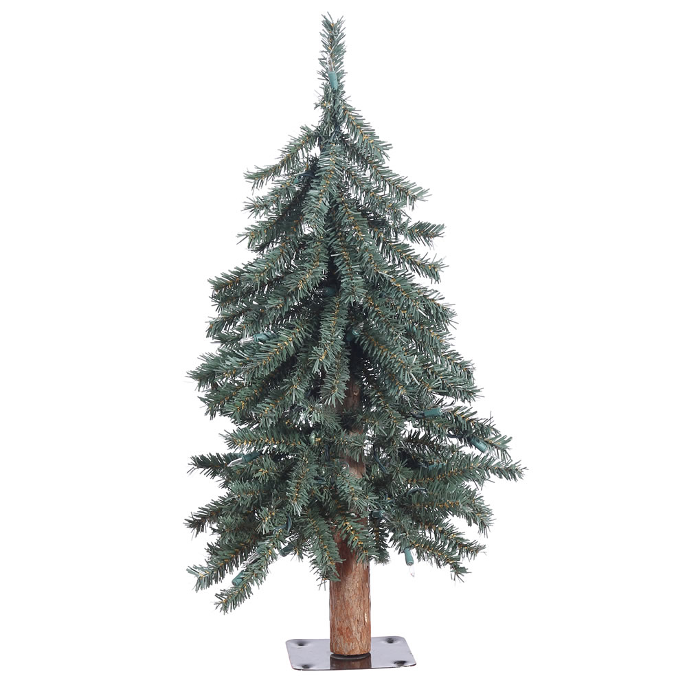 Vickerman Natural Bark Alpine Artificial Christmas Tree