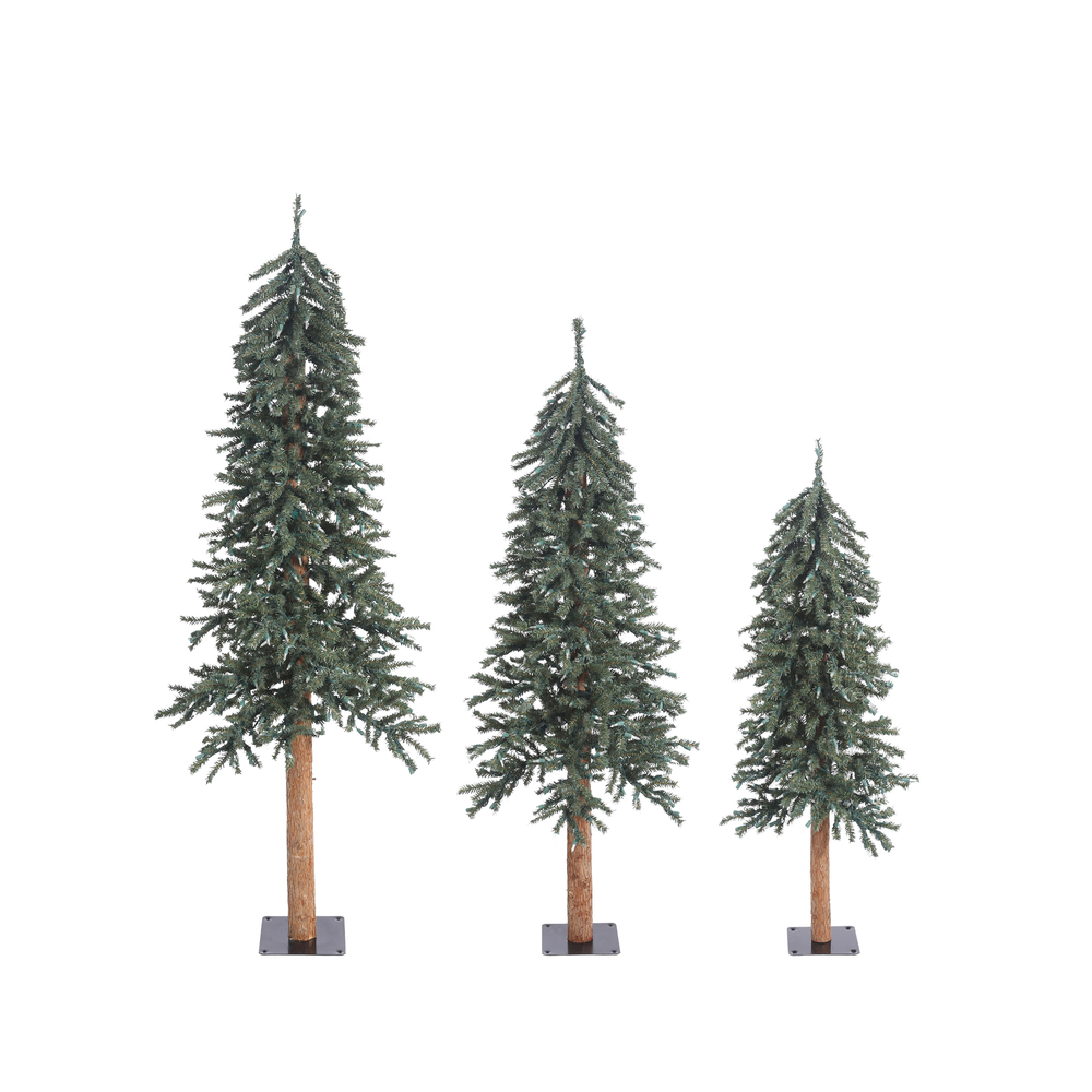 Vickerman Natural Bark Alpine Artificial Christmas Tree