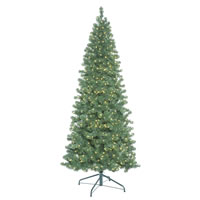 Vickerman Oregon Fir Slim Artificial Christmas Tree