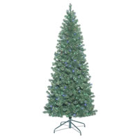Vickerman Oregon Fir Slim Artificial Christmas Tree