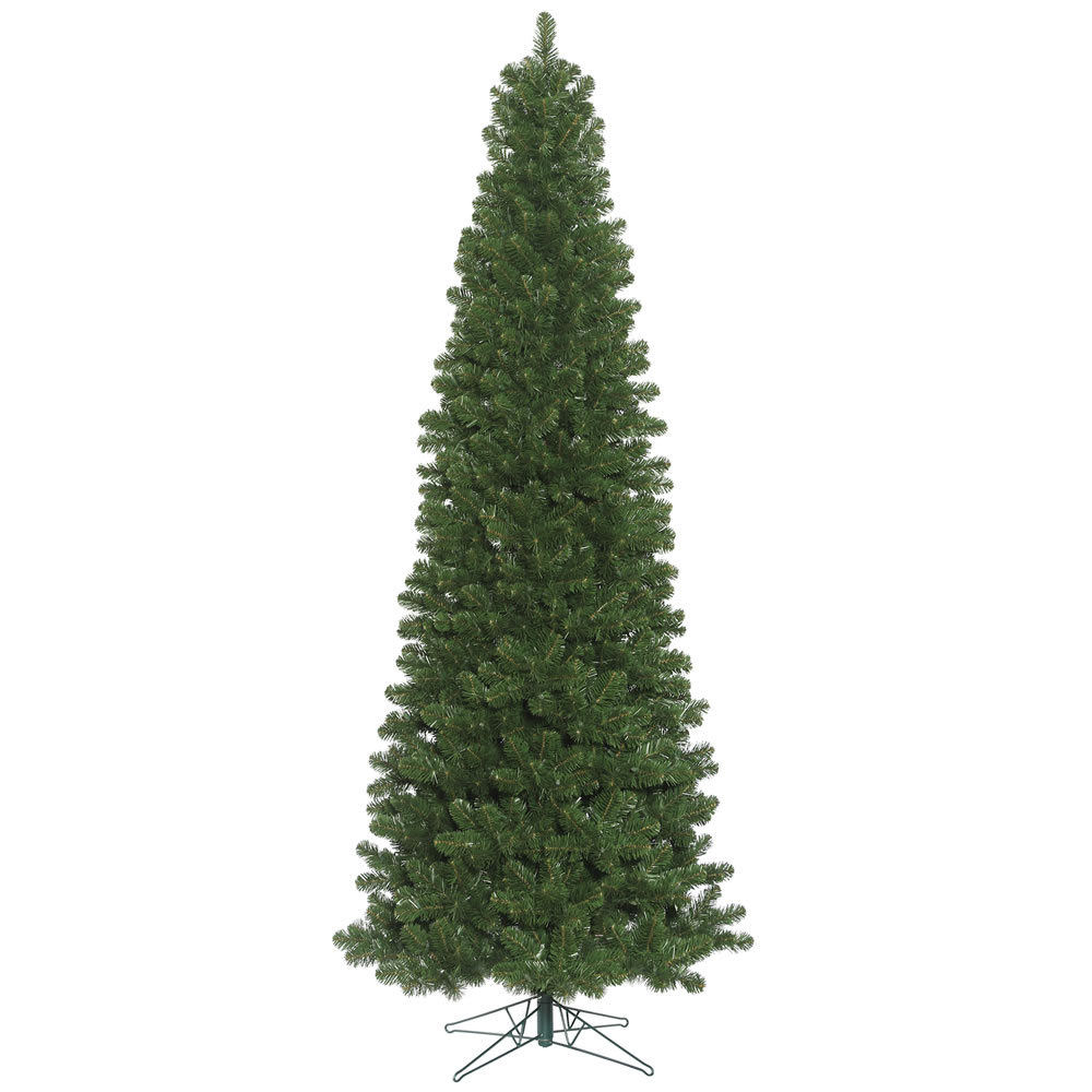 Vickerman Oregon Fir Slim Artificial Christmas Tree
