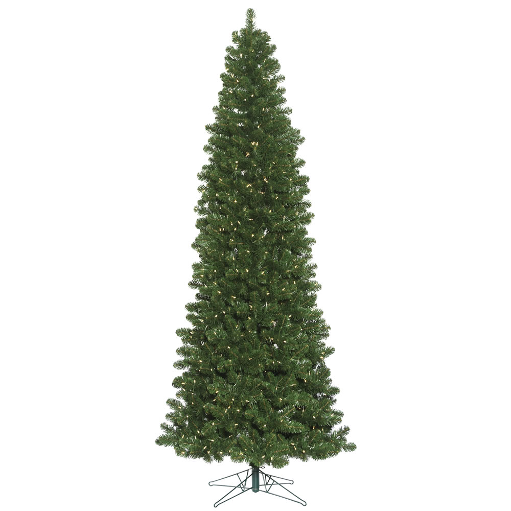 Vickerman Oregon Fir Slim Artificial Christmas Tree