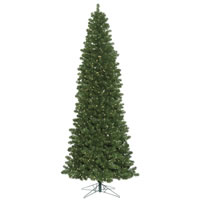 Vickerman Oregon Fir Slim Artificial Christmas Tree