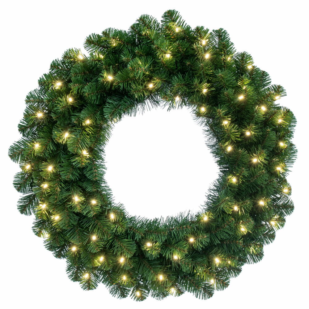 Vickerman Oregon Fir Wreath with  Battery operated LED Lights