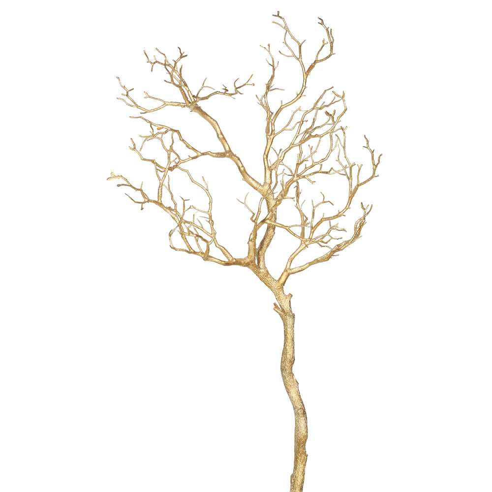 38" Artificial Manzanita Branch-Gold