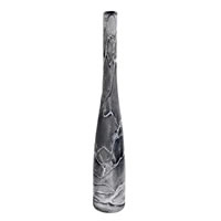 Vickerman Charcoal Swirl Glass Vase