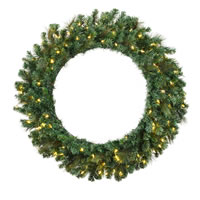 30" Mixed Brussels Wreath Dura-Lit 70WW