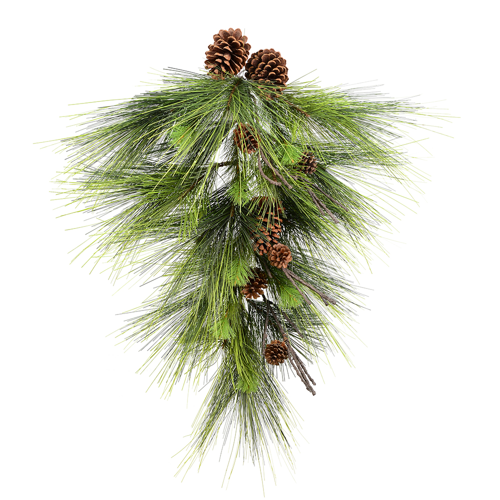 Vickerman Boulder Pine Artificial Christmas Teardrop