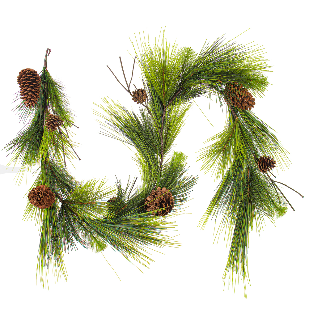 Vickerman Boulder Pine Artificial Christmas Garland