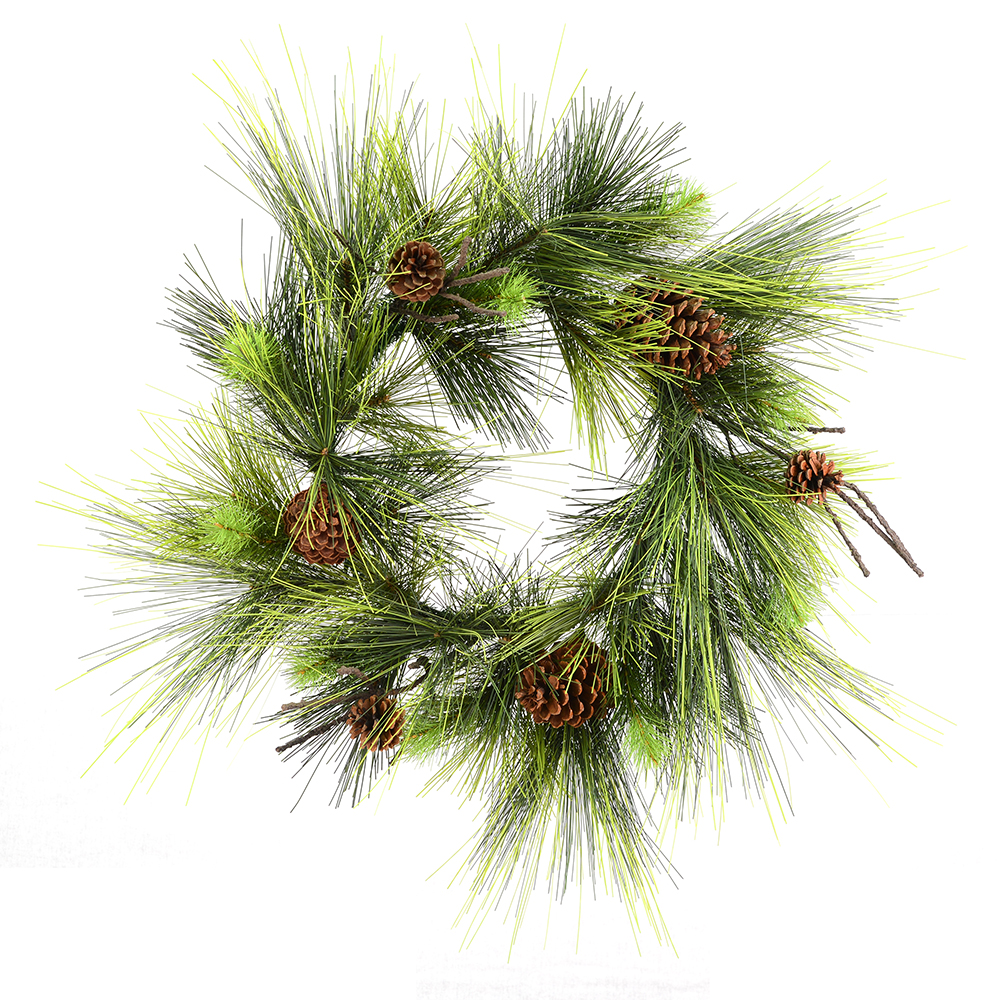 Vickerman Boulder Pine Artificial Christmas Wreath
