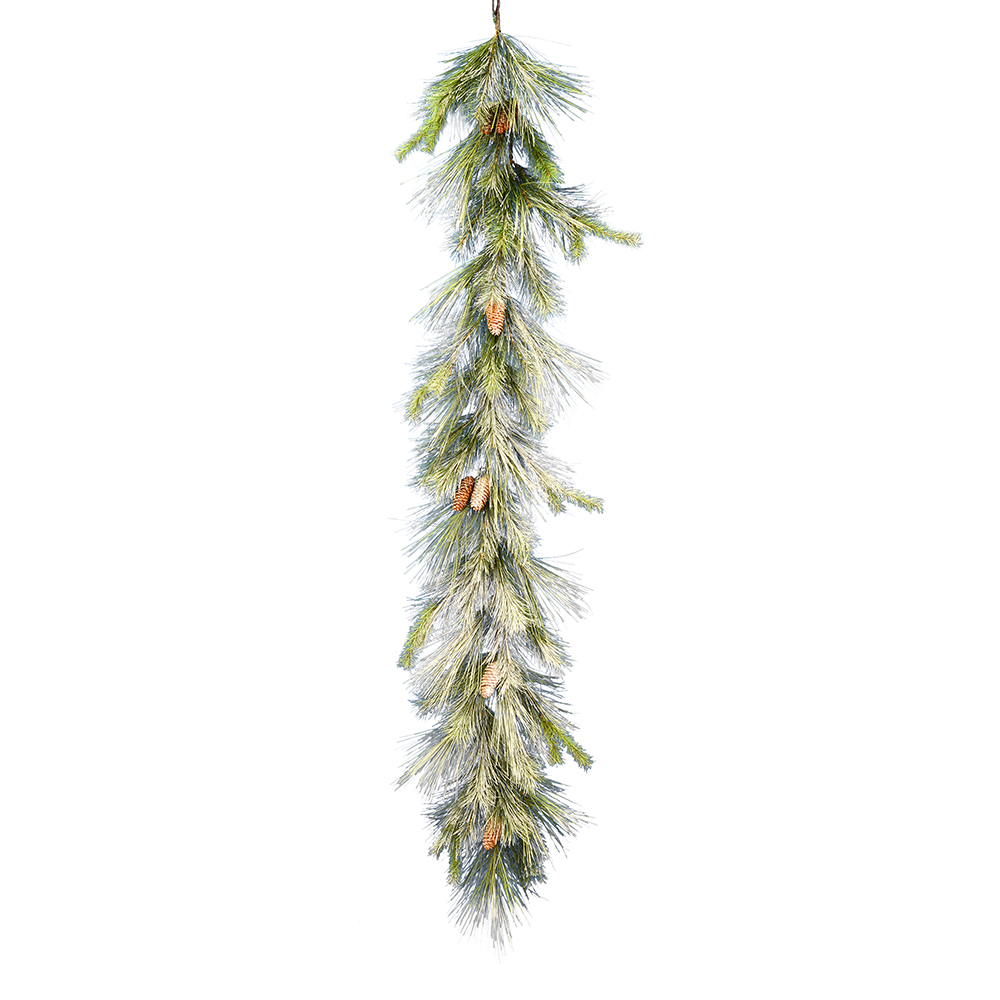 Vickerman Frosted Myers Pine Artificial Christmas Garland