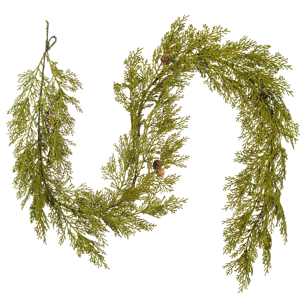 Vickerman Cedar Pinecone Artificial Christmas Garland