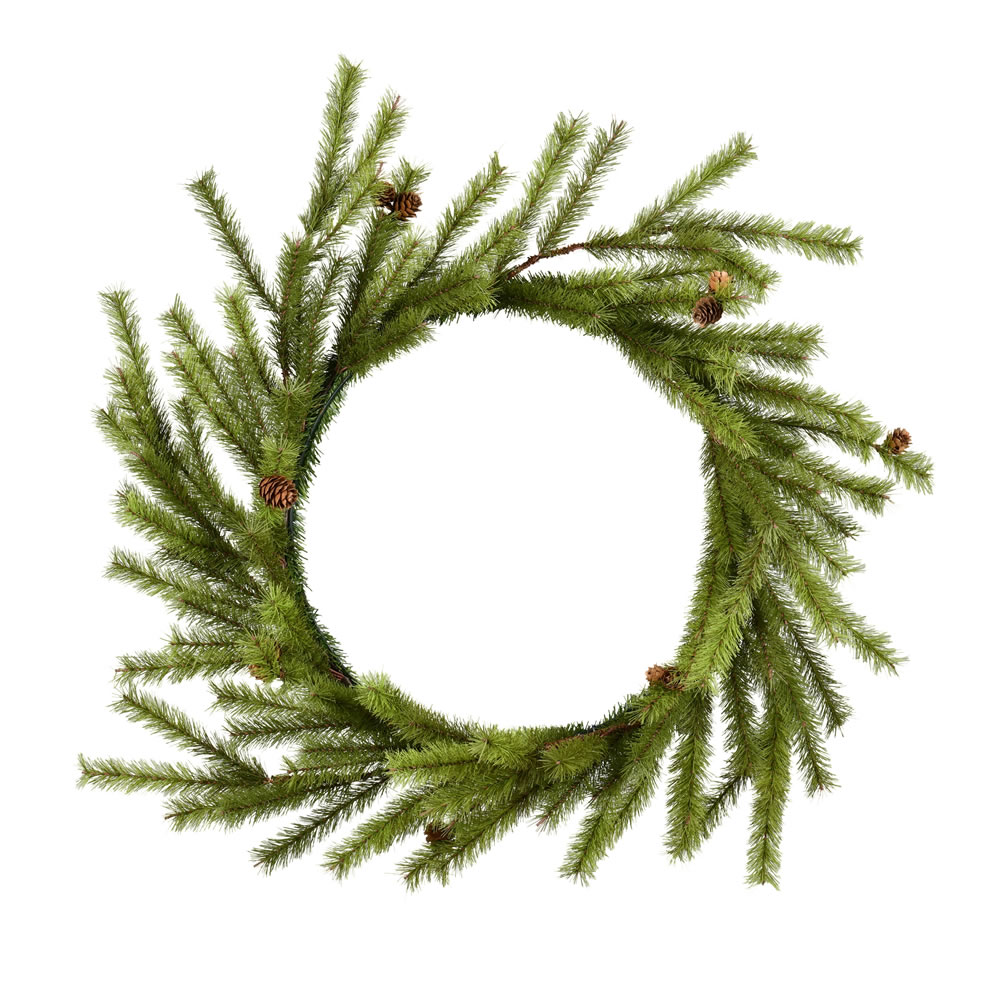 30" Vernon Pine Wreath 122Tips