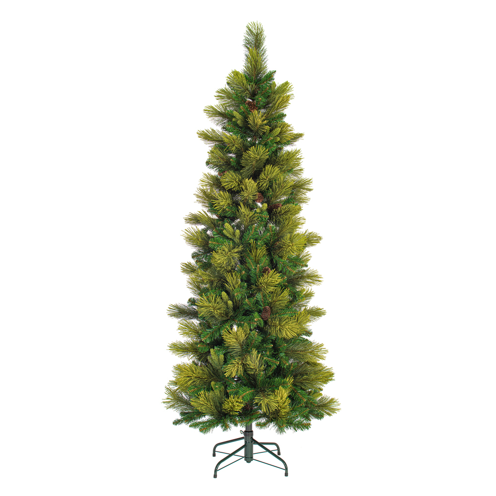 Vickerman Slim Emerald Mixed Fir Artificial Christmas Tree