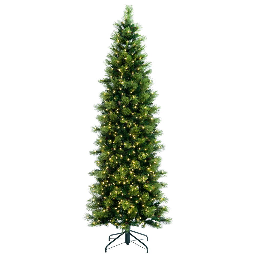Vickerman Slim Emerald Mixed Fir Artificial Christmas Tree
