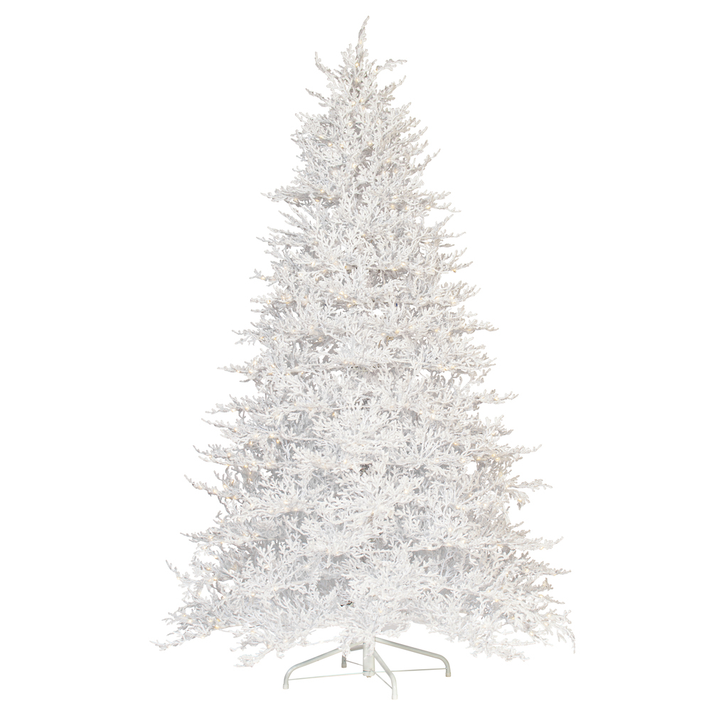 Vickerman Flocked Cedar Fir Artificial Christmas Tree