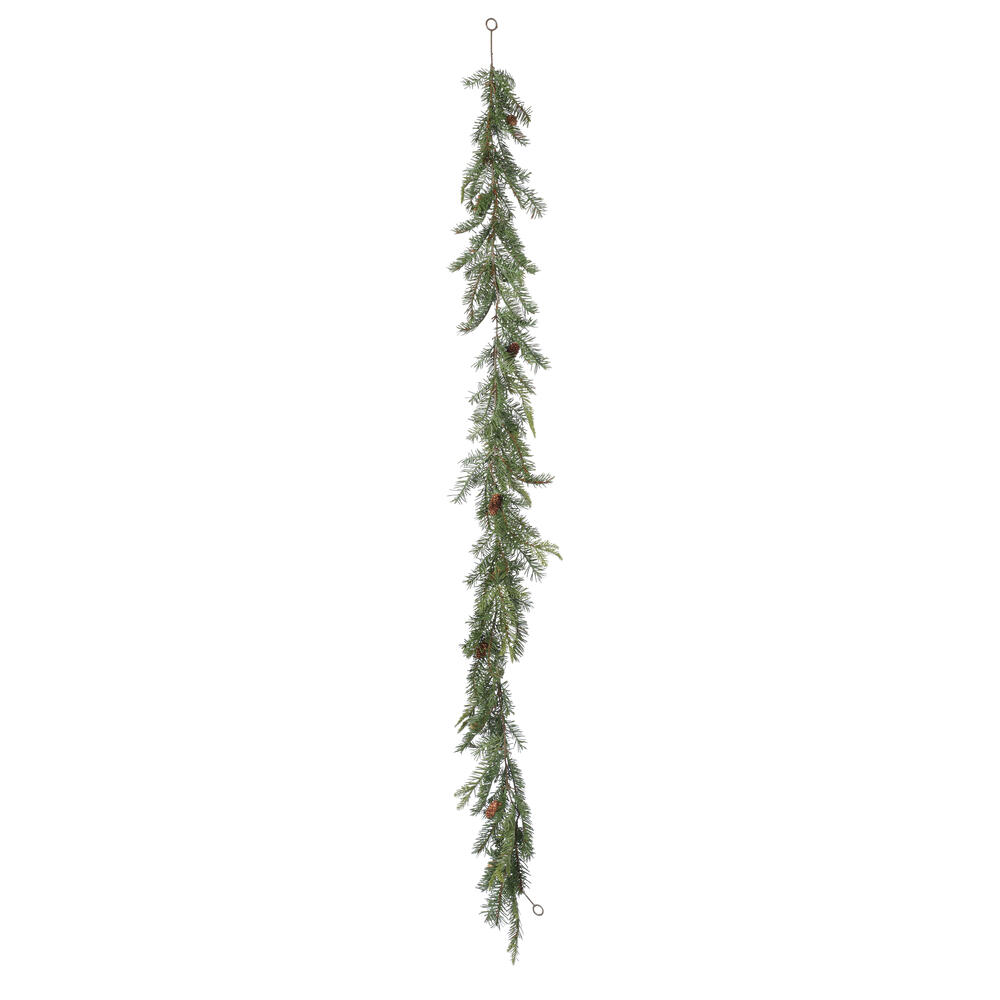 6' x 12" Douglas Fir Garland w/Cones 99T