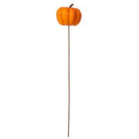 Vickerman Orange Pumpkin Stick