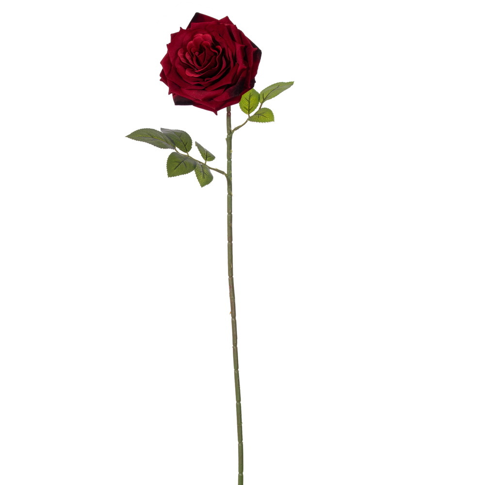 29" Red Velvet Rose Stem 4/Bag