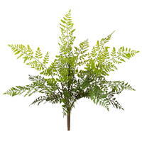 25" Green Maidenhair Fern Bush UV 2/Bag