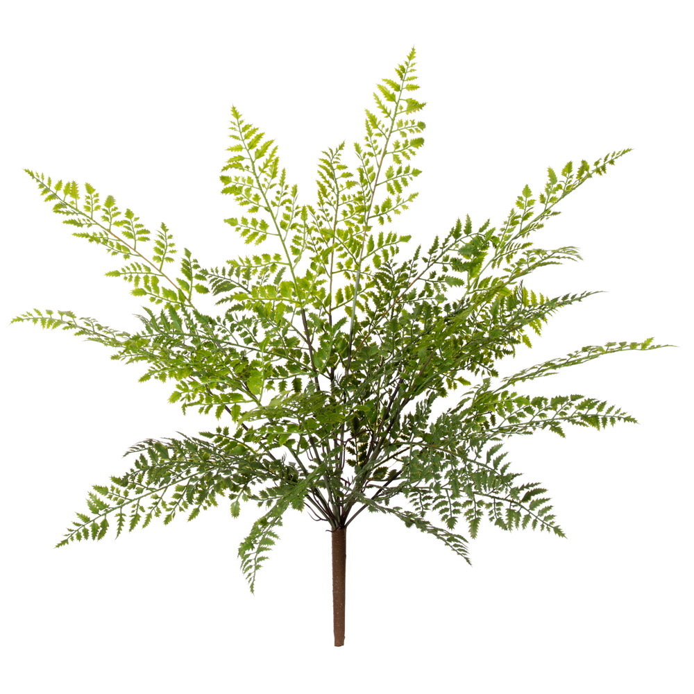 30" Green Maidenhair Fern Bush UV