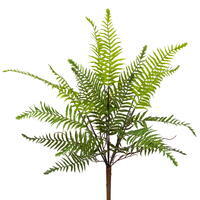 23" Green Boston Fern Bush UV 2/Bag
