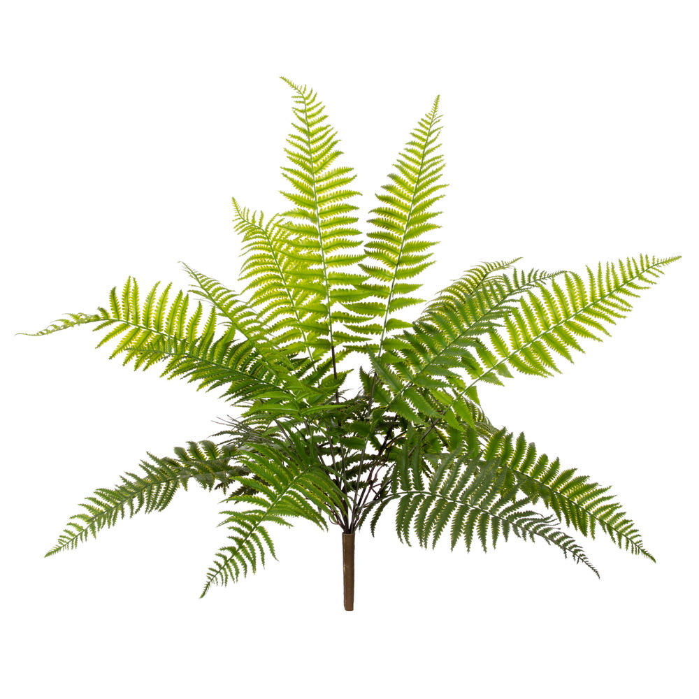 28" Green Persian Fern Bush UV
