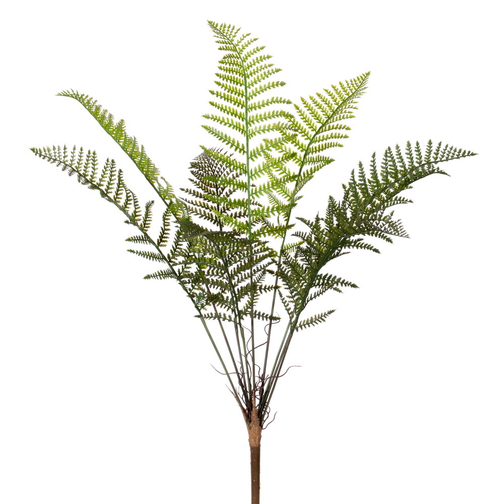 40" Green Alpine Fern Bush UV