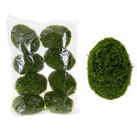 4.5"x 3"x 2" Faux Moss Pods 8/Bag