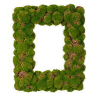 22"x 17" Faux Moss Rectangle Wreath
