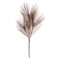 24" Gold Metallic Pine Needle Spray 2/bg