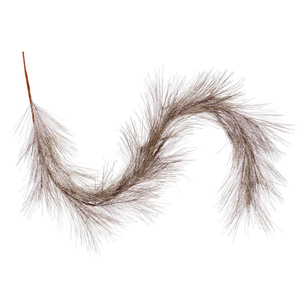 Vickerman 6'  Metallic Pine Needle Artificial Garland