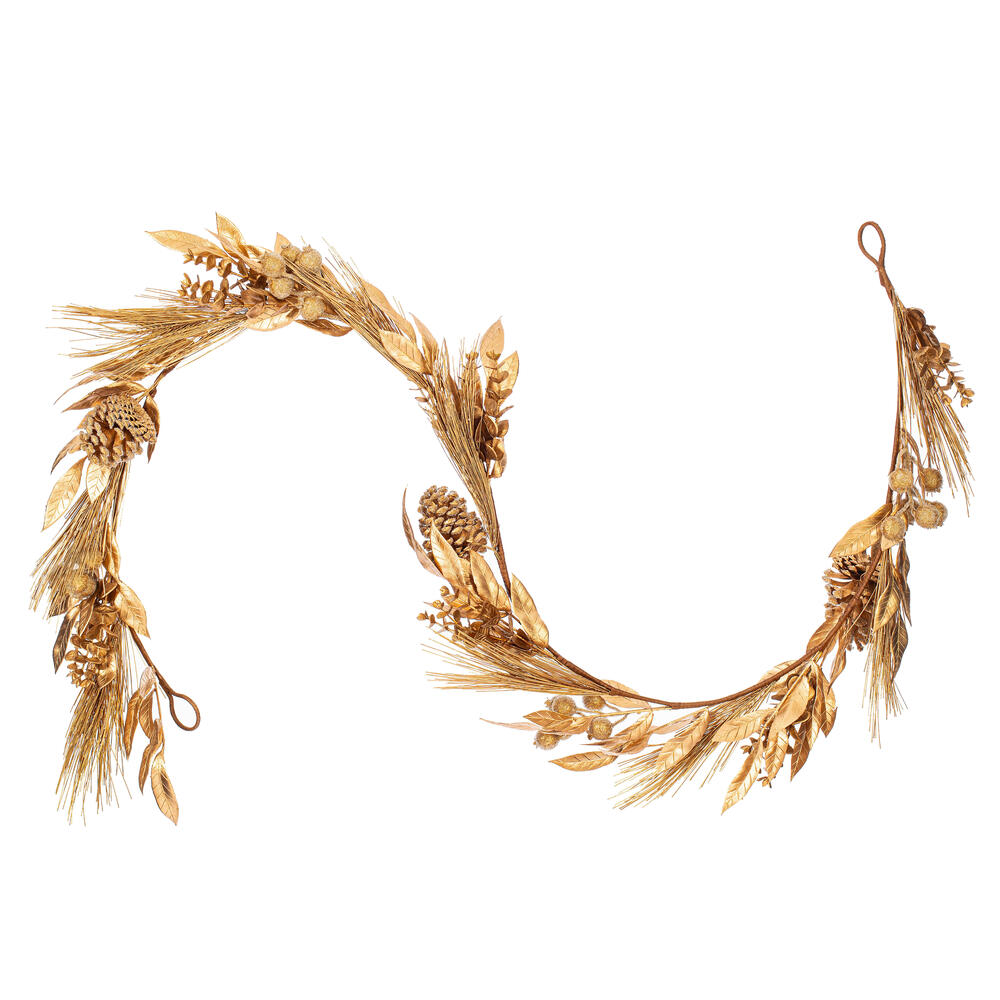 Vickerman 6’ Pinecone Needle Berry Artificial Garland