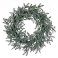 24" Blue Spruce Pine Cone Wreath