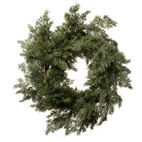 24" Green Cypress Wreath
