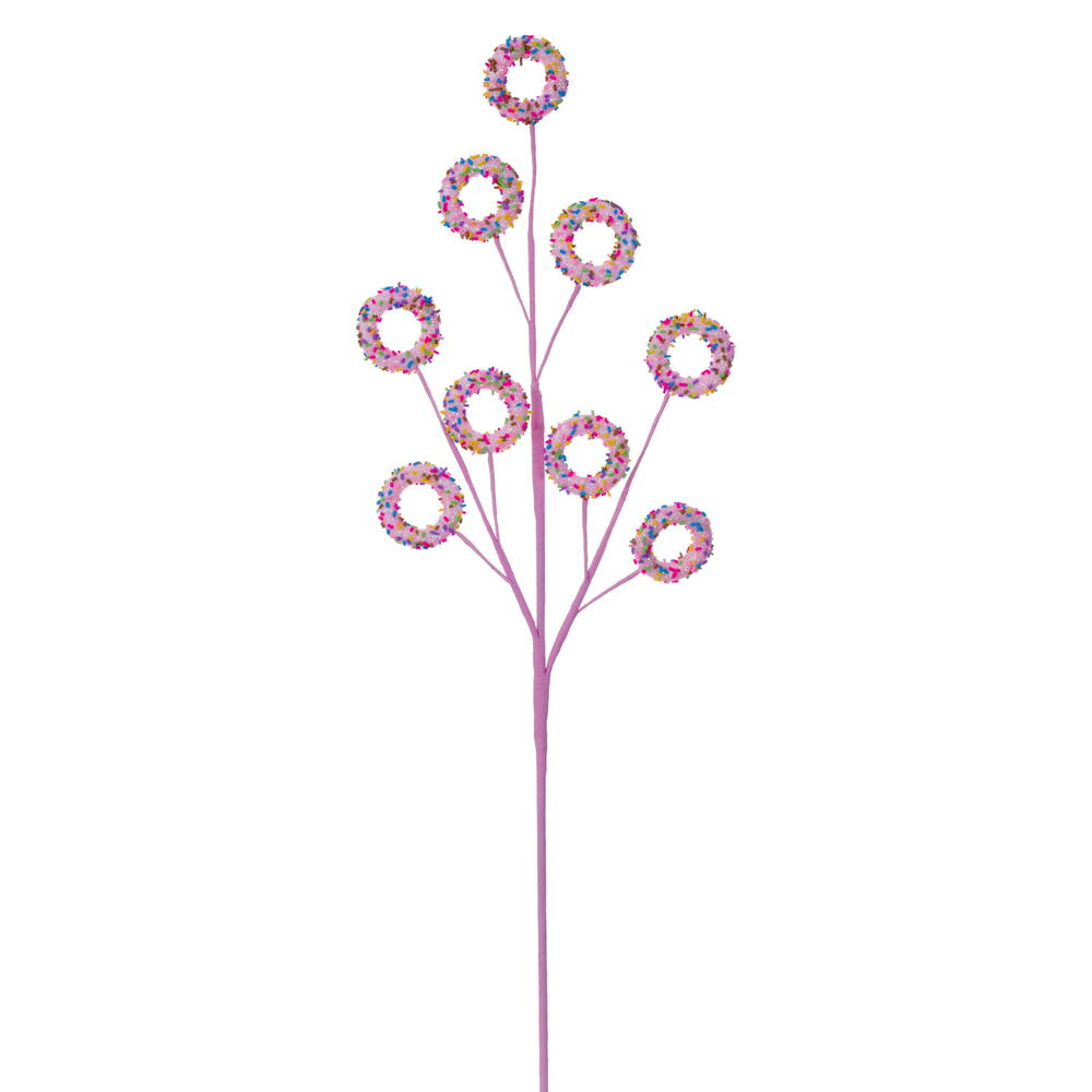 Vickerman 36" Glitter Circle Spray