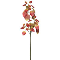 36" Eucalyptus Spray Autumn Red 3/pk