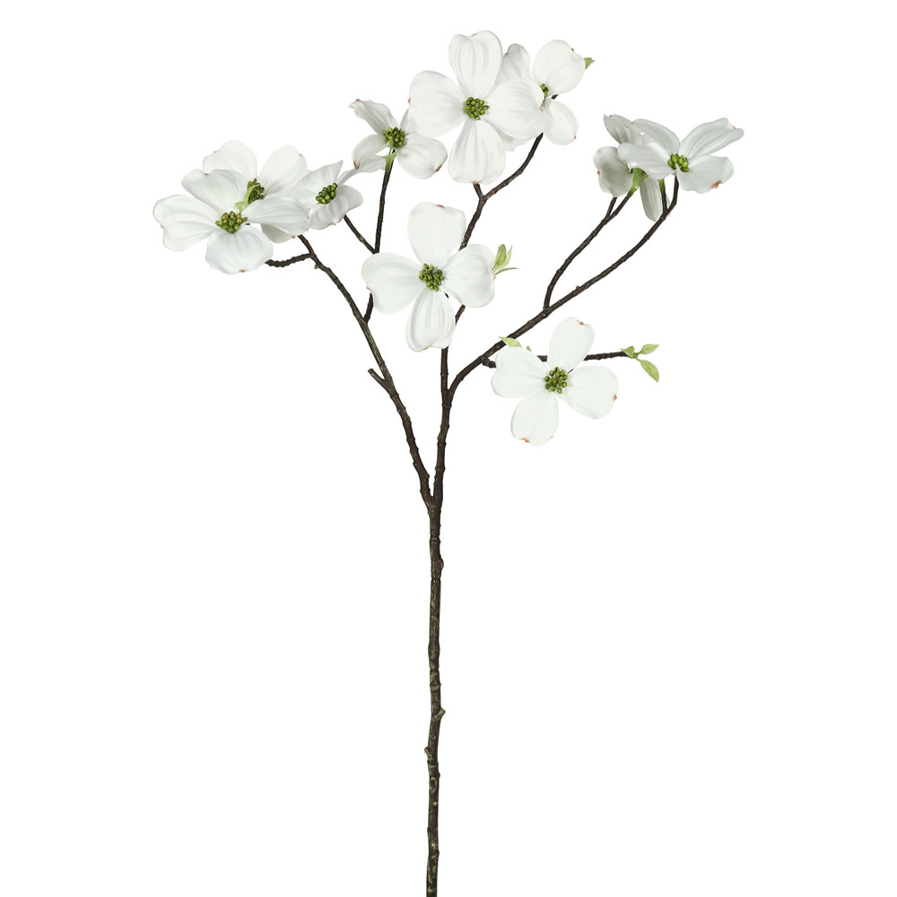 28" White Dogwood 3/pk