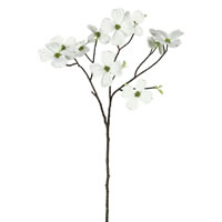 28" White Dogwood 3/pk