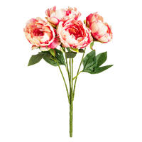 Vickerman 20" Artificial Peony Bunch