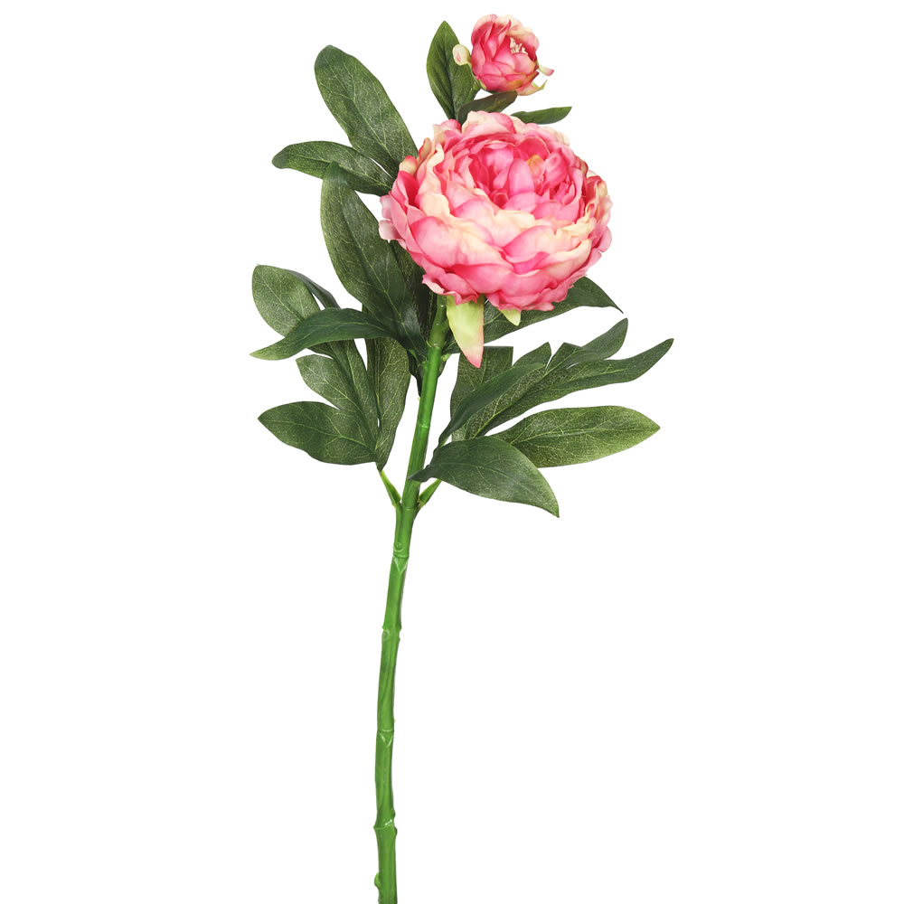 Vickerman 24" Artificial Peony Stem