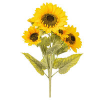 Vickerman Artificial Yellow Sunflower Bush