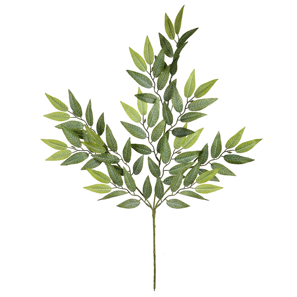Vickerman Artificial Mini Green Leaves Spray. Includes 6/pk